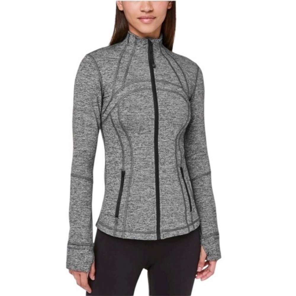Lululemon Define Jacket Heathered Black Size 10